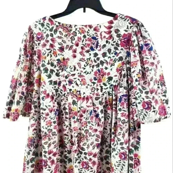 VTG Alexandra Scott Floral Print Cotton Mumu Dress Size Medium. - Picture 4 of 7